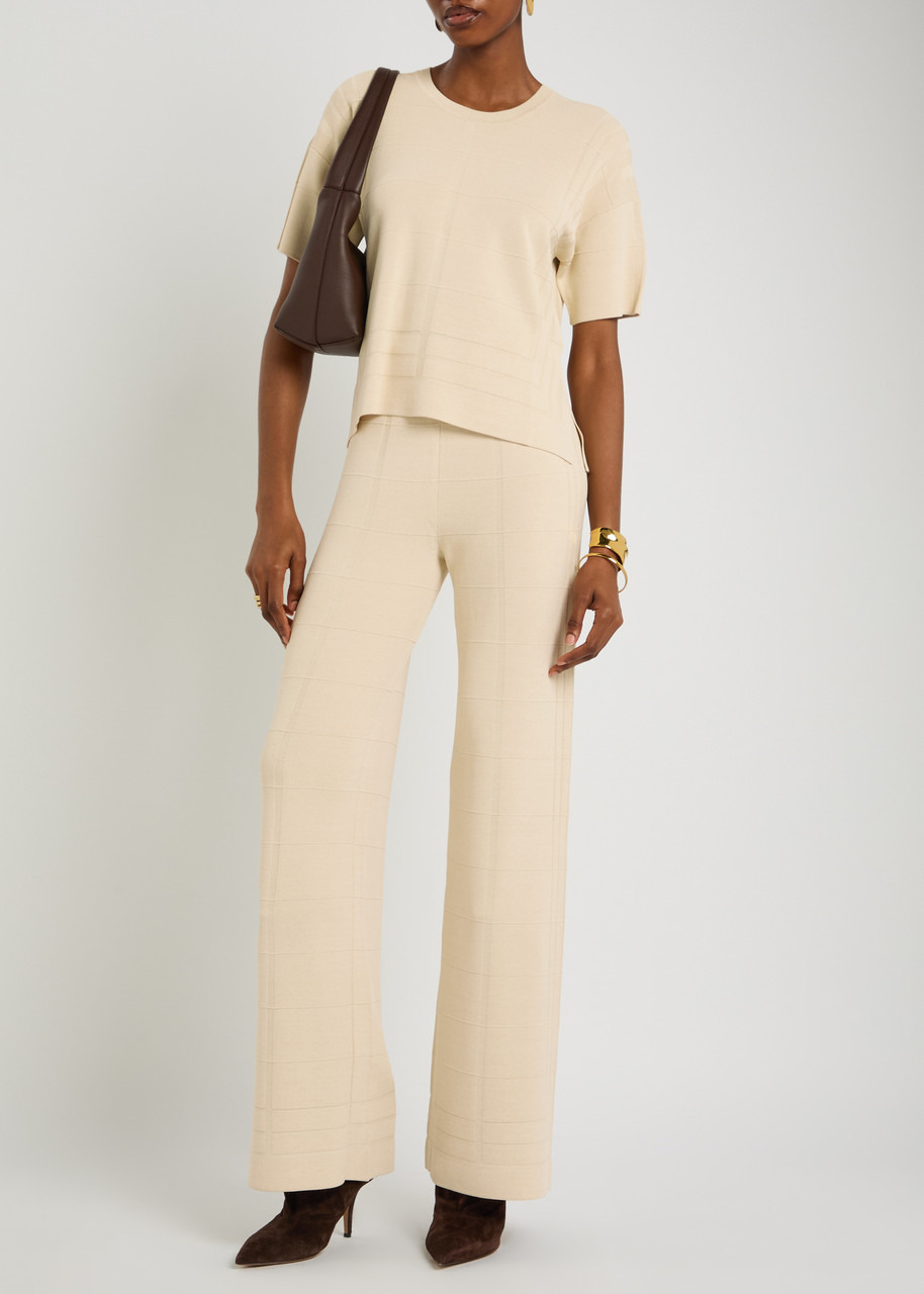Joseph Viscose Animation Viscose-blend Knit Trousers - 4