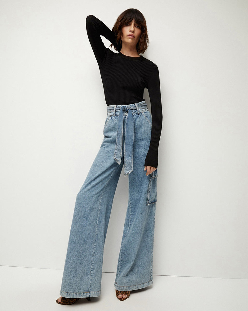 VERONICA BEARD BELISA CARGO JEAN outlook