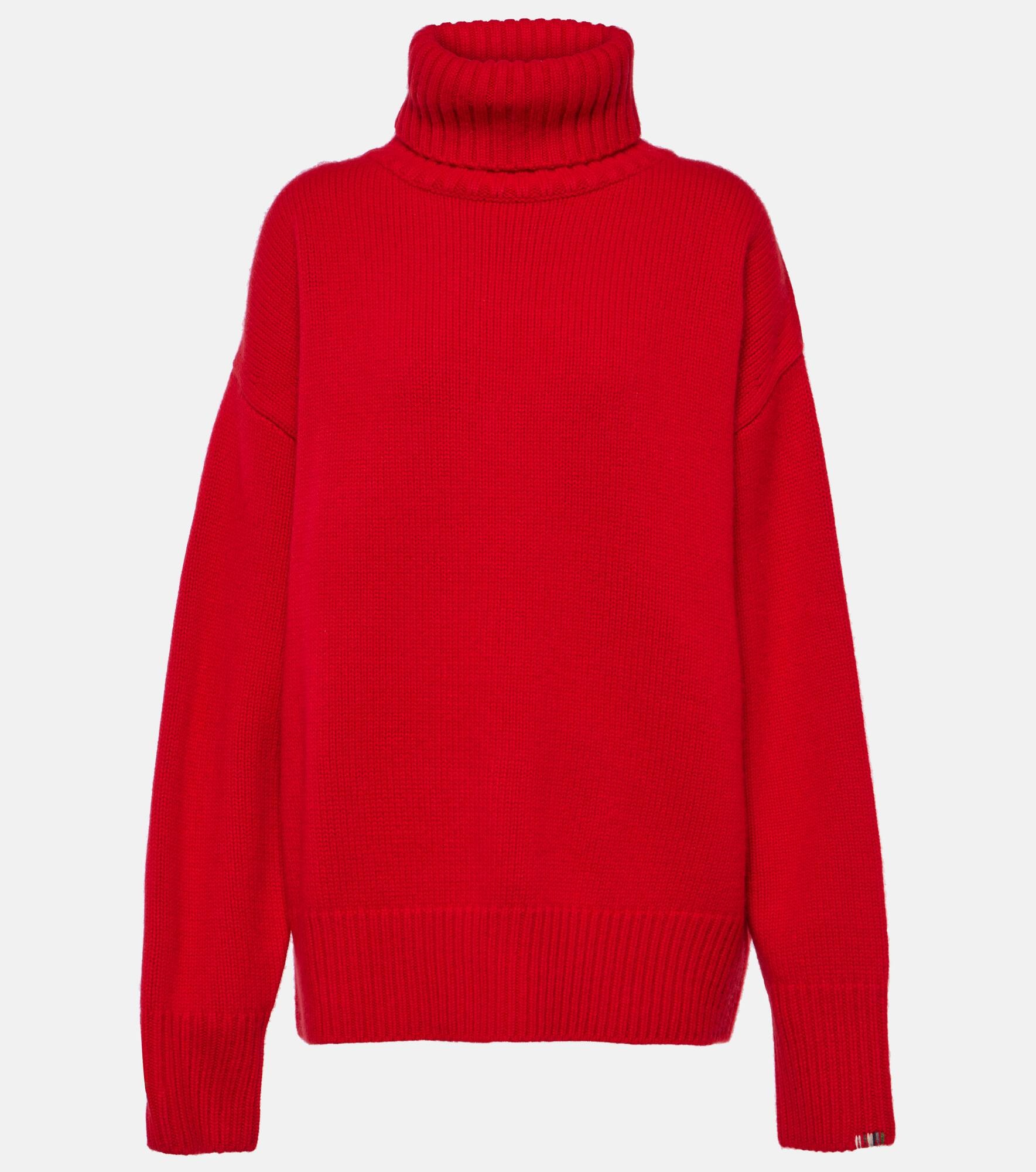 Xtra oversized cashmere turtleneck sweater - 1