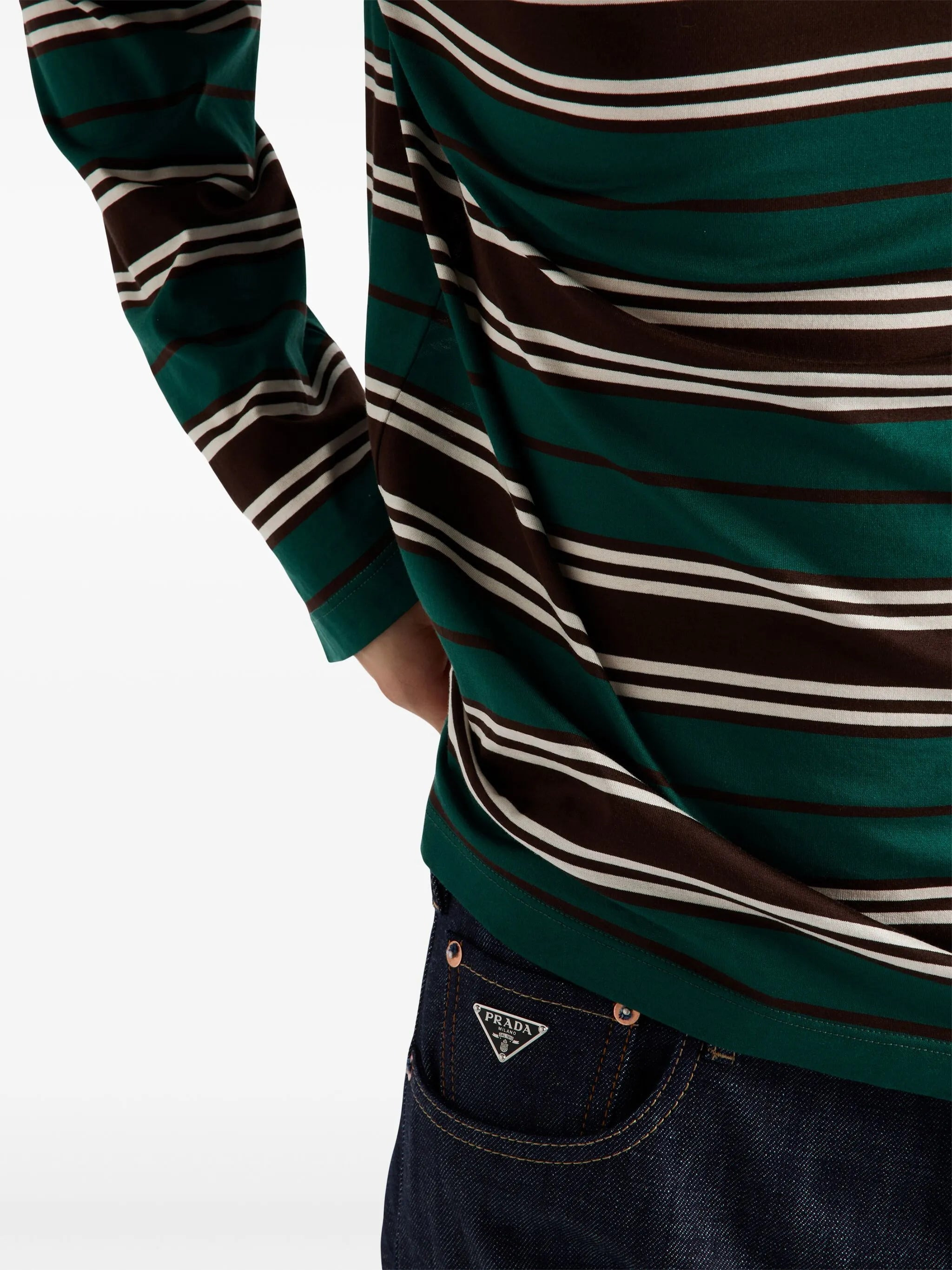 striped polo shirt - 4