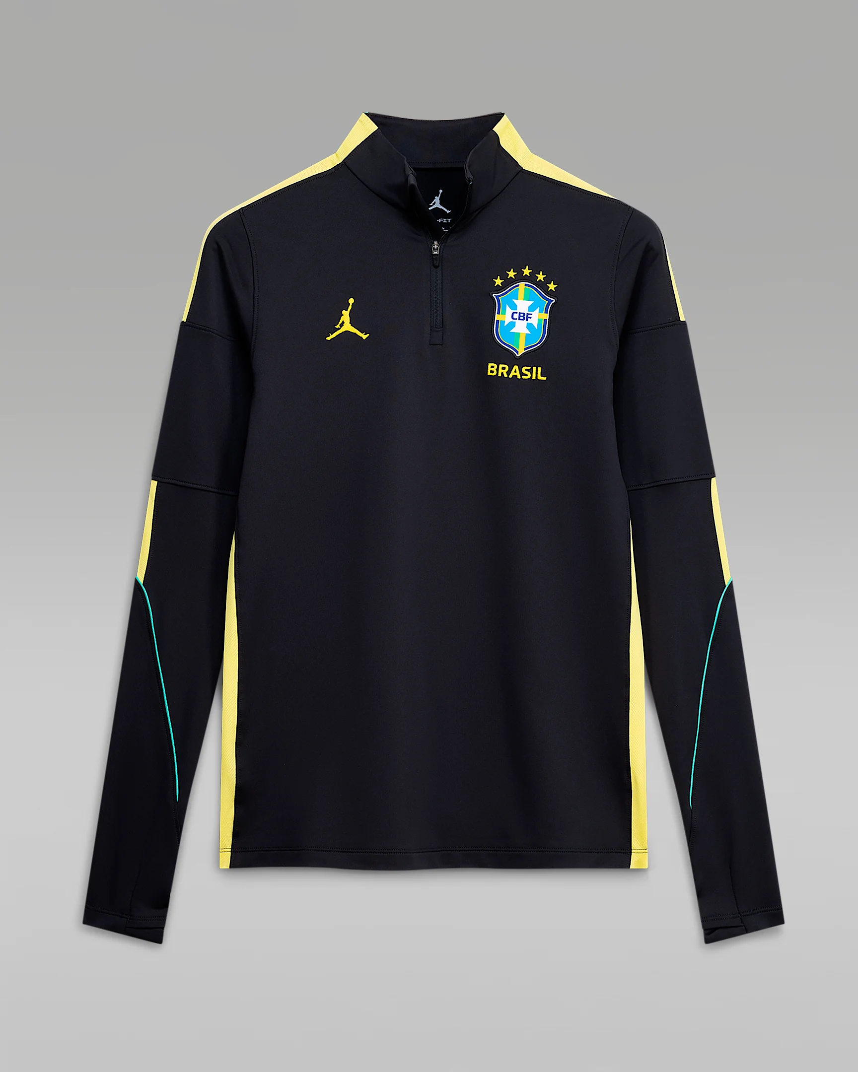 Brazil Strike Women's Jordan Dri-FIT Soccer Knit Drill Top - 1