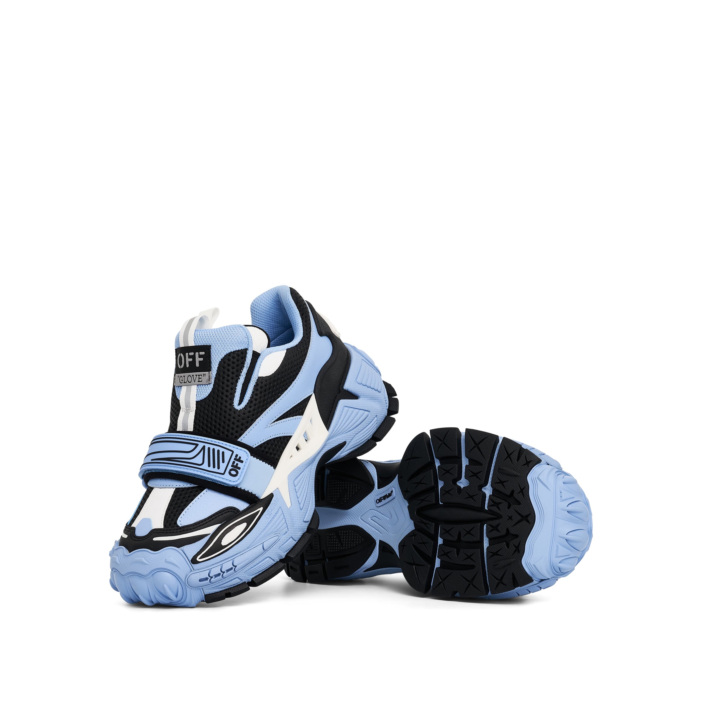 Off-White Blue Glove Sneakers