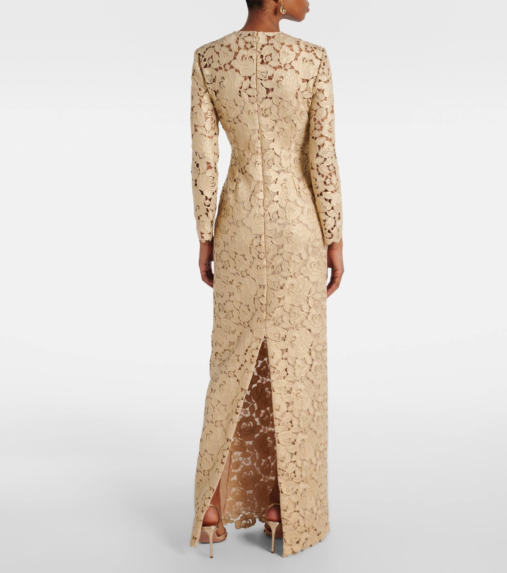 Floral lace gown - 3