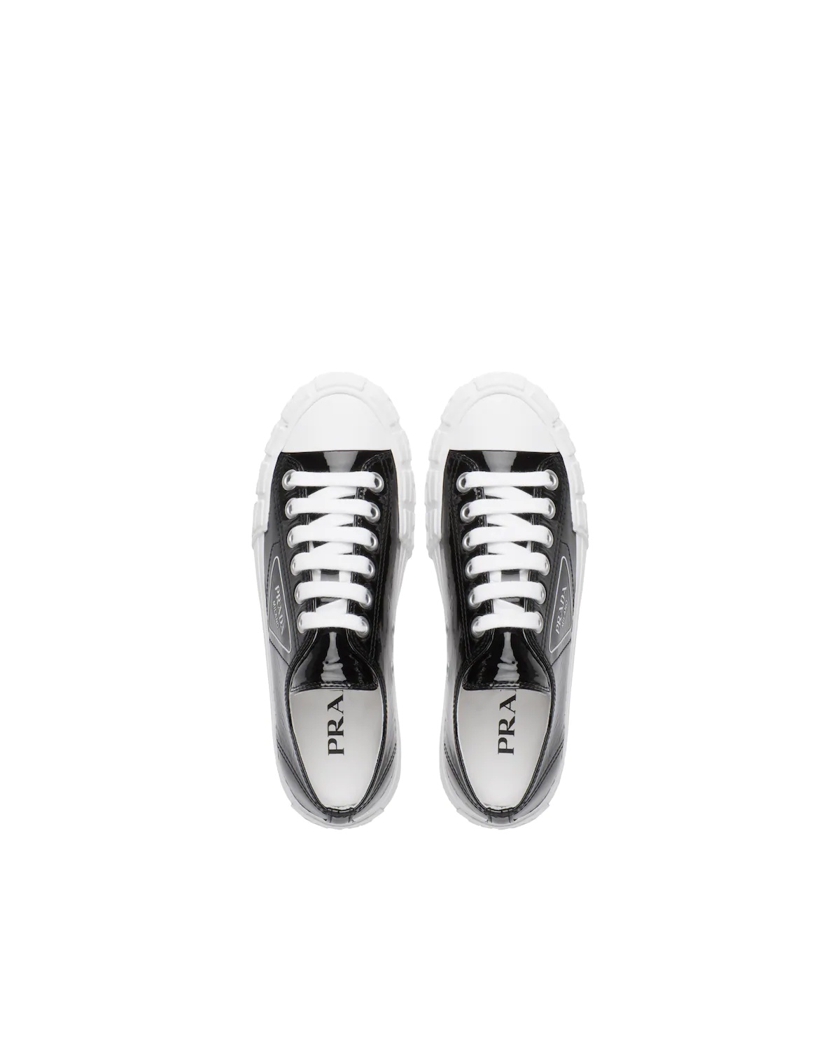 Wheel patent leather sneakers with vulcanized rubber sole - 2