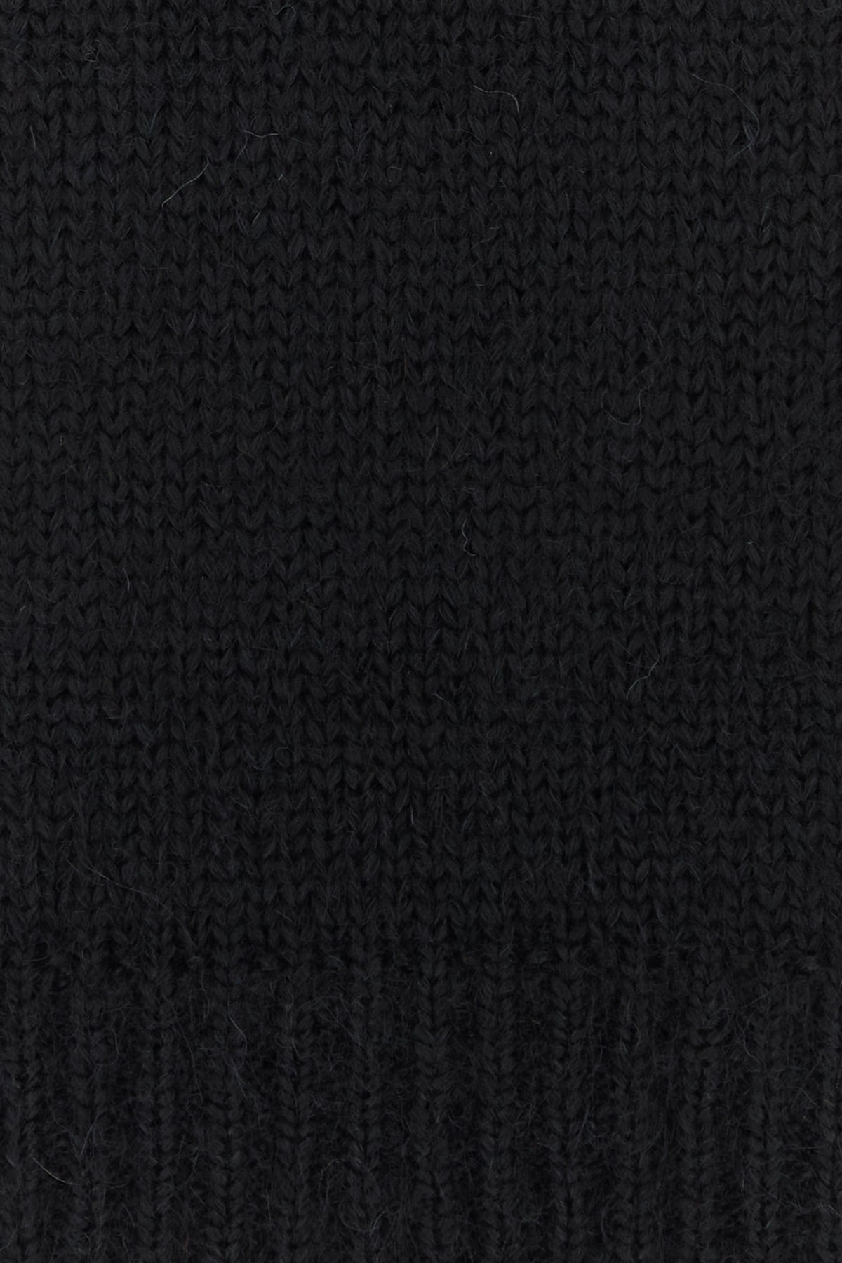 Black alpaca blend sweater - 3