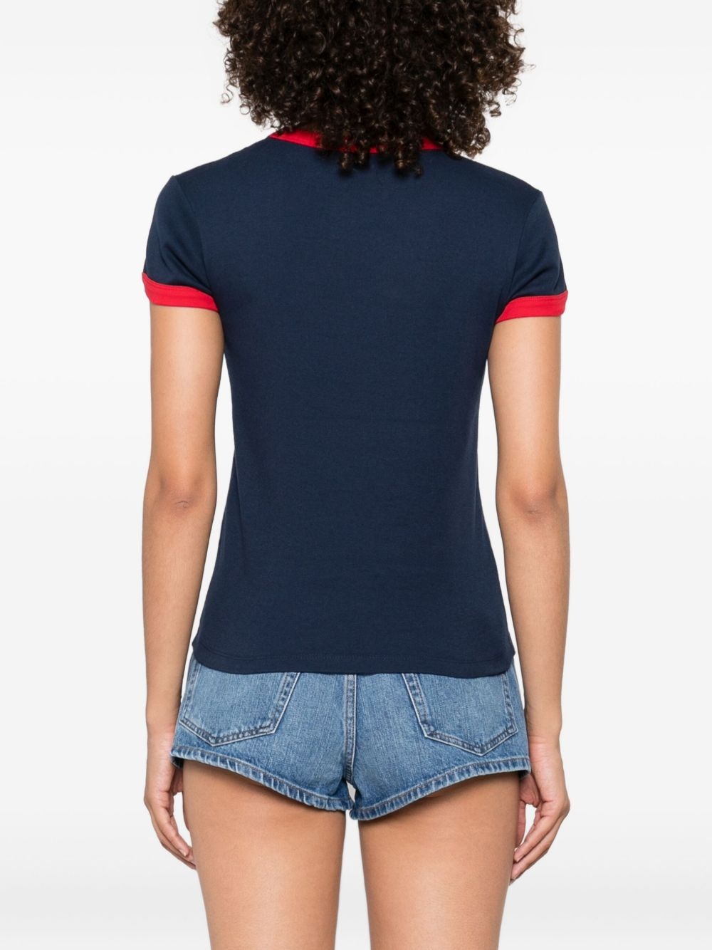 Chez Paris Rome-print T-shirt - 4