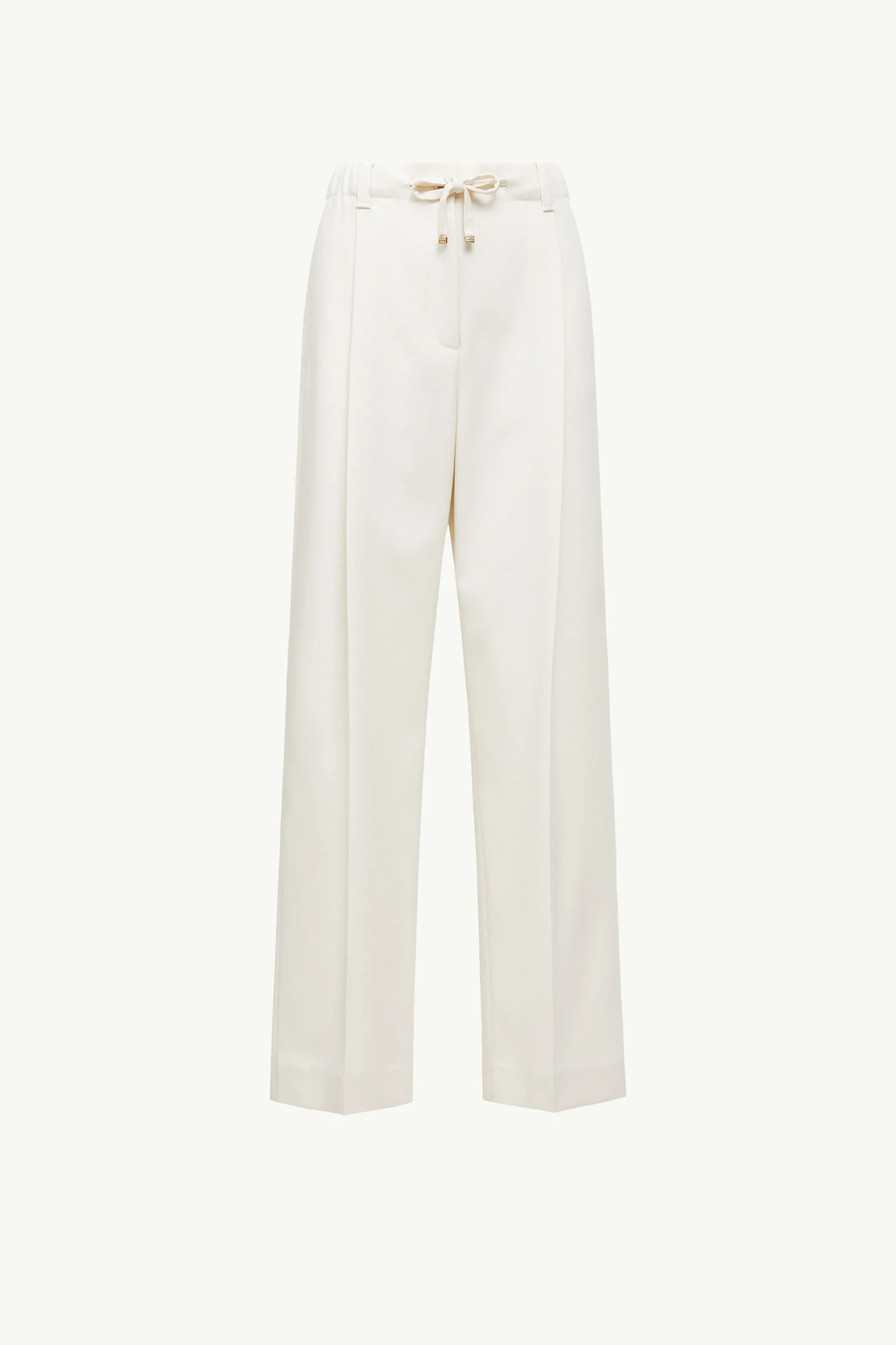Wool Gabardine Tailored Pants - 1