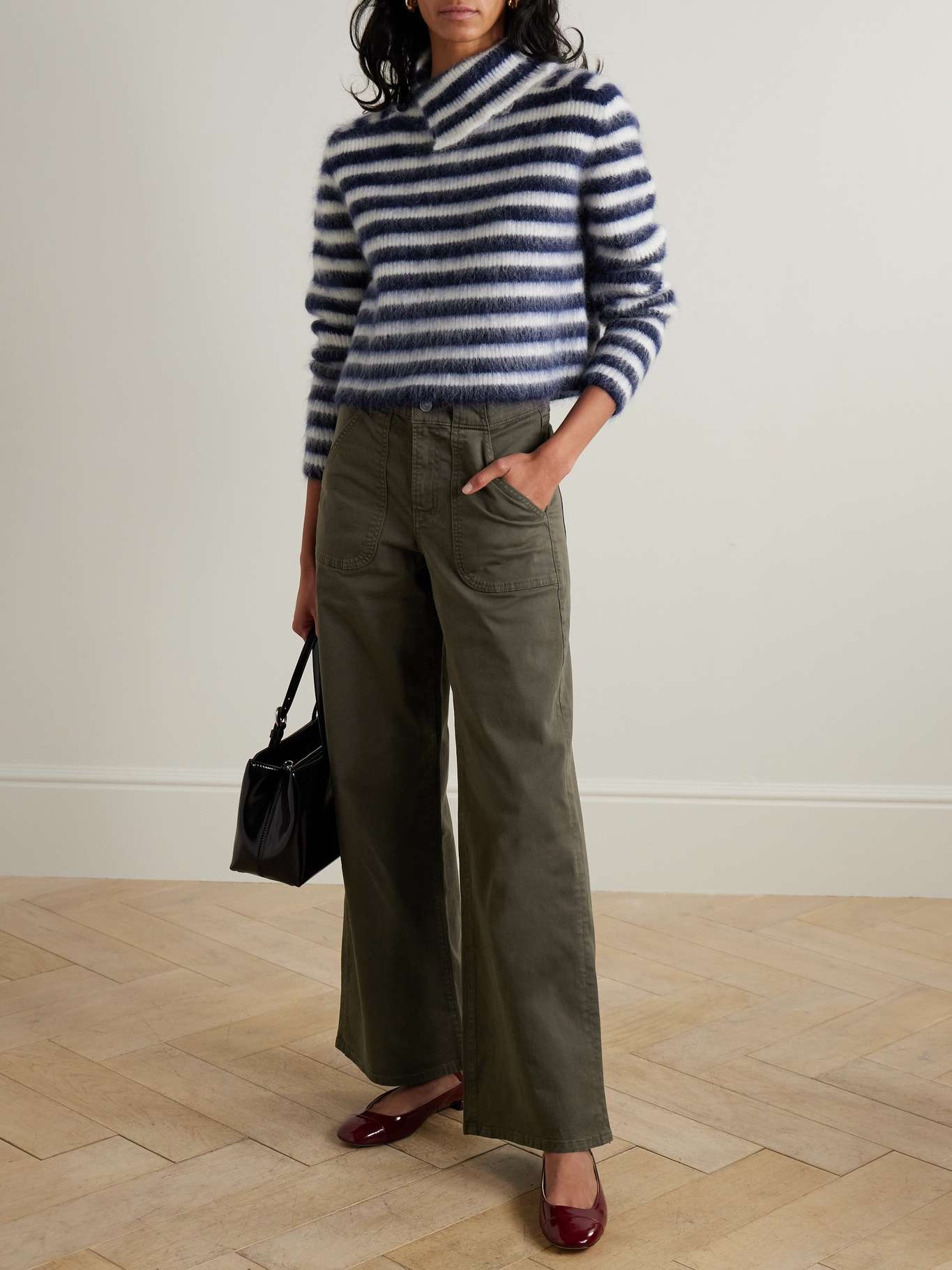 Modern Pocket cotton-blend wide-leg cargo pants - 2