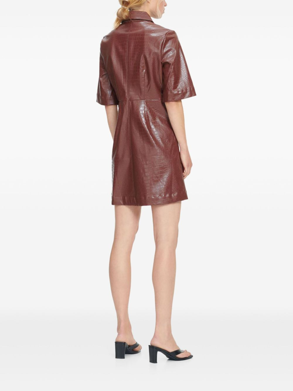 Myla short-sleeve shirt dress - 3