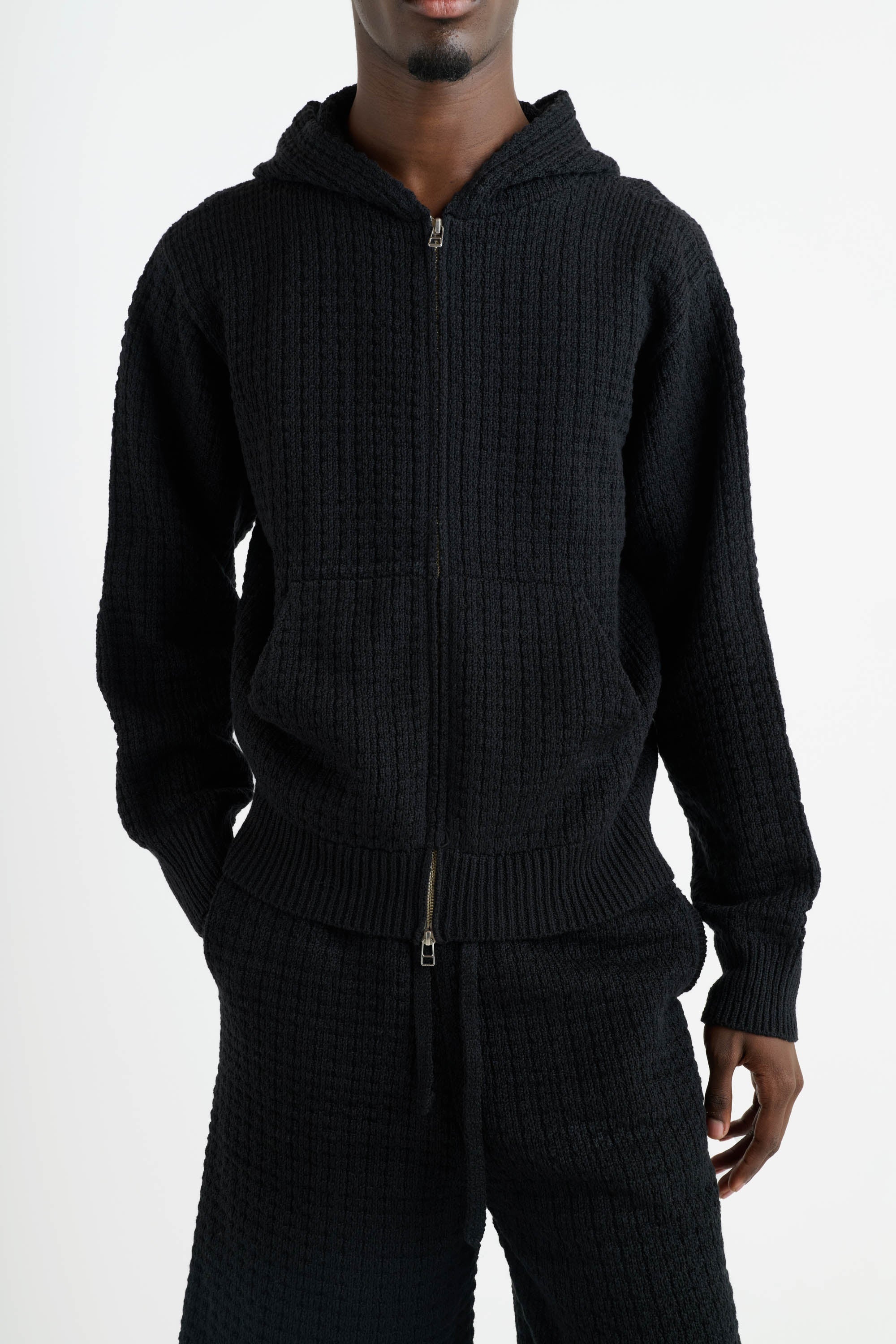 NORA LITE CHECK ZIP HOODIE - 3