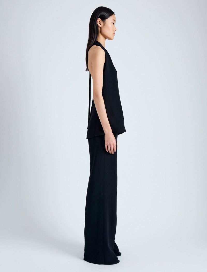 Miller Top in Light Matte Viscose Crepe 4