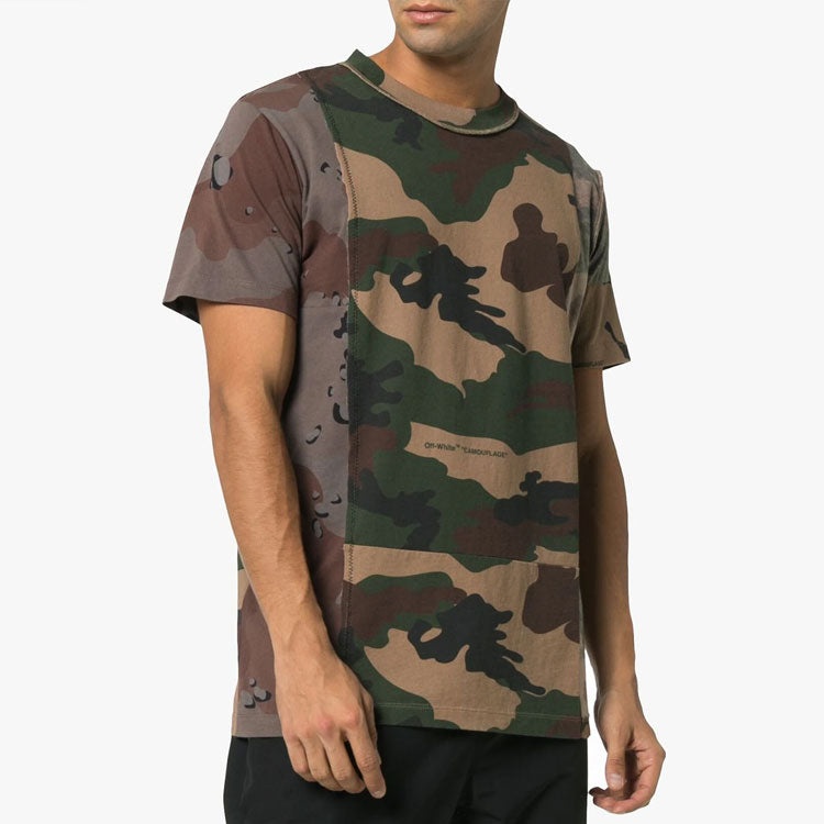 Off-White Camouflage Reconstructured Camo Short Sleeve OMAA056F181850429901 - 3
