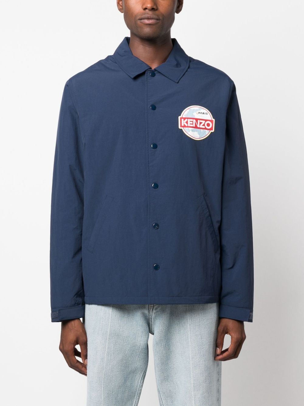 logo-print shirt - 3