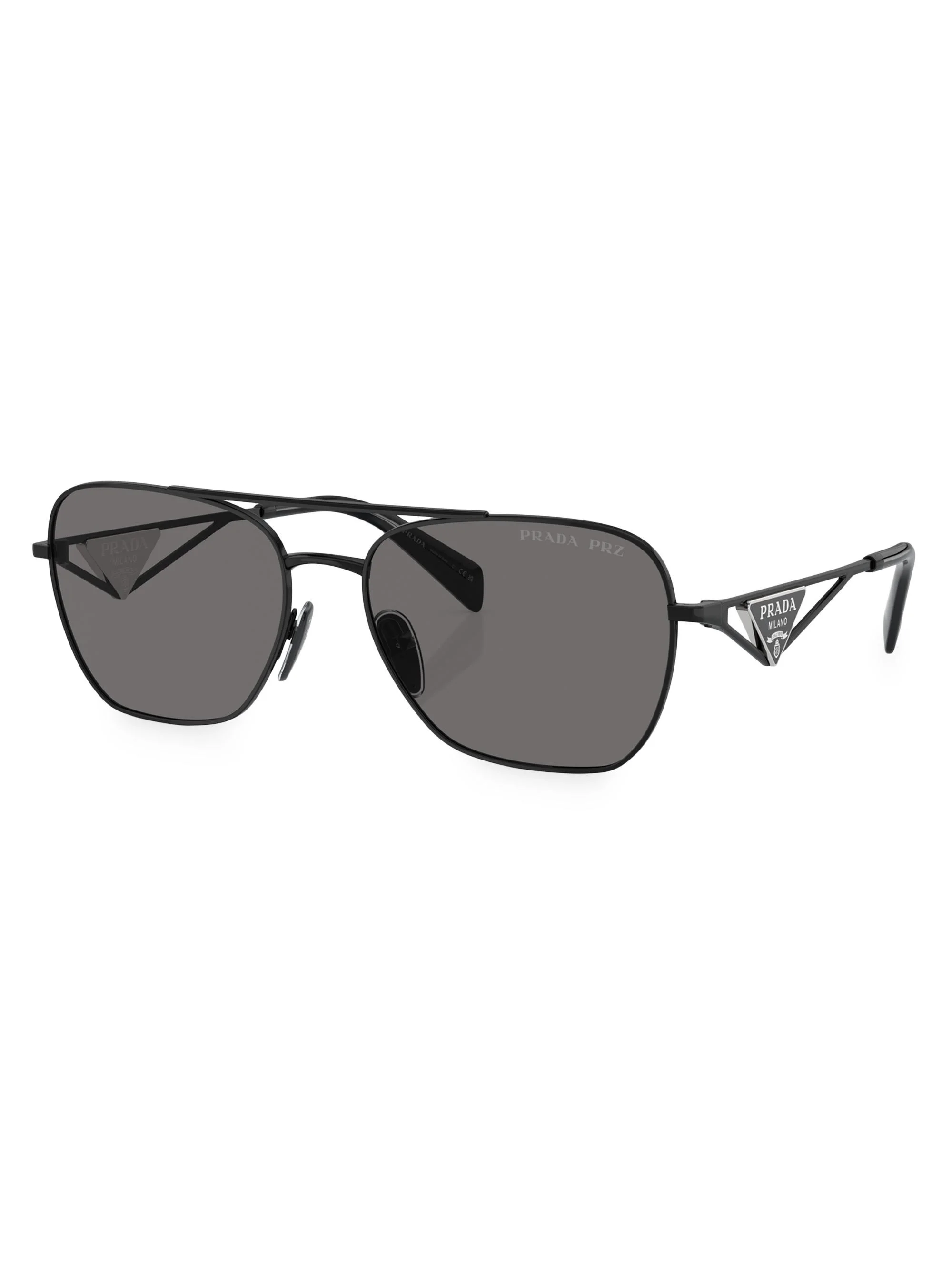 Women's 59MM Navigator Sunglasses - Dark Grey - 1