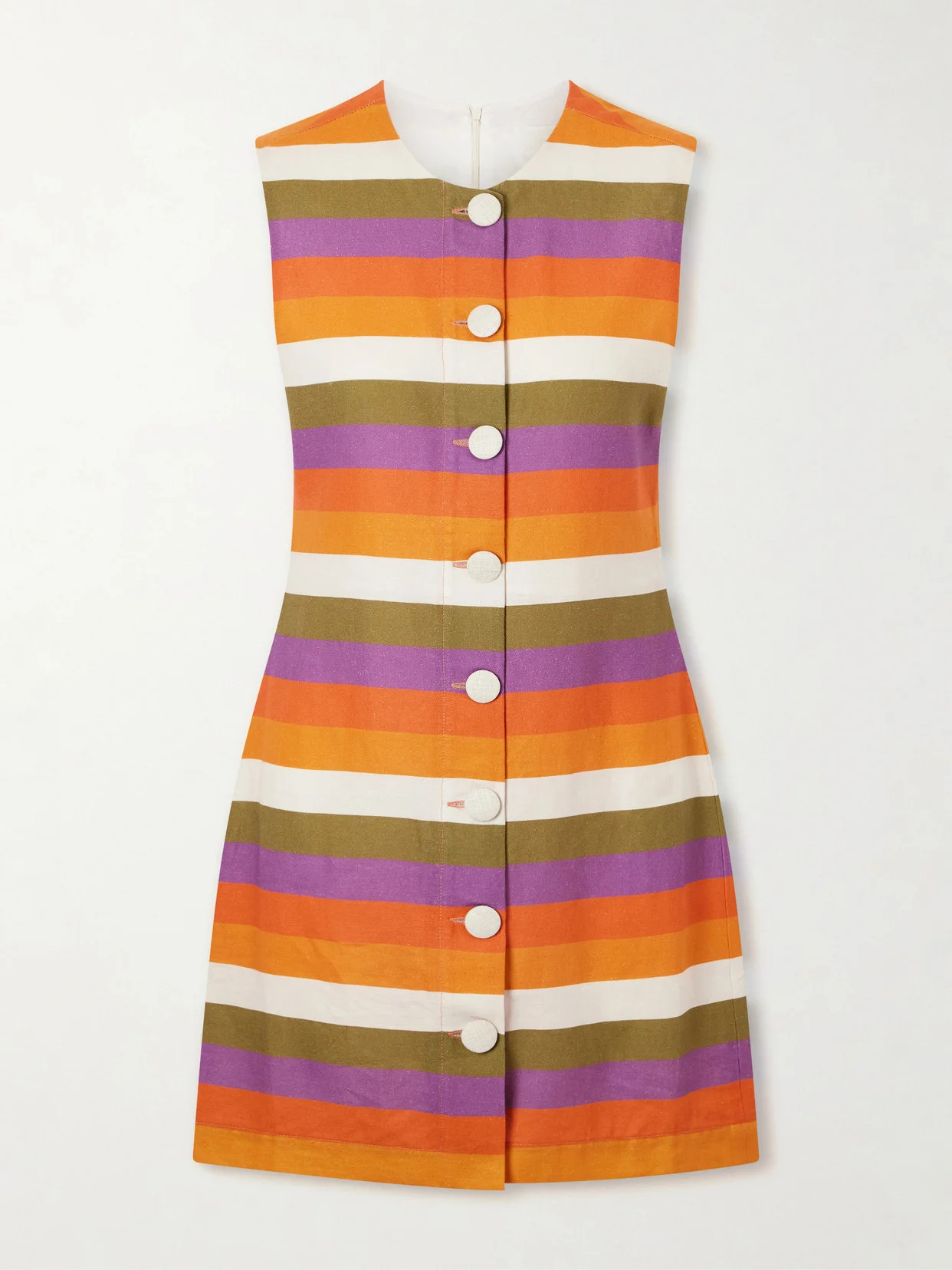 Camille Striped Mini Dress - 1