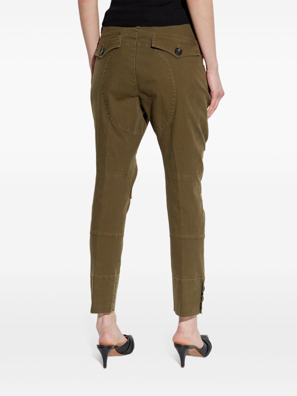 folded-panel trousers - 4