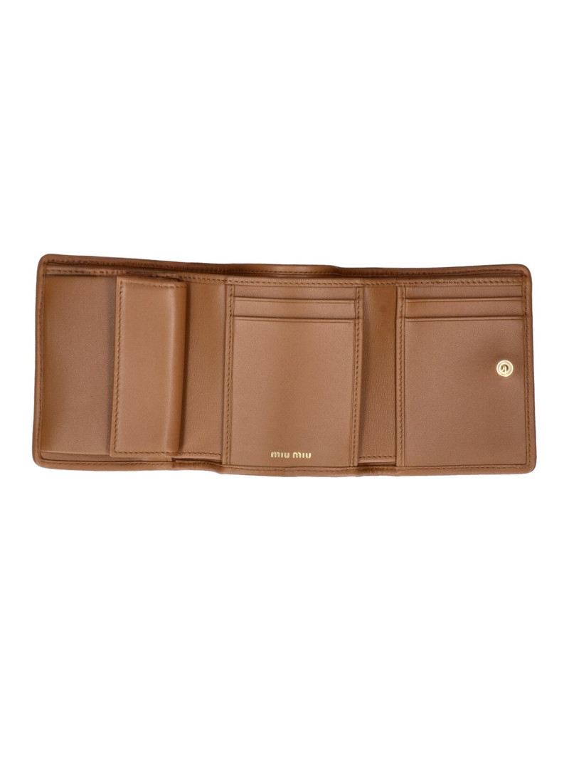 Miu Miu MATELASSÉ NAPPA LEATHER WALLET outlook