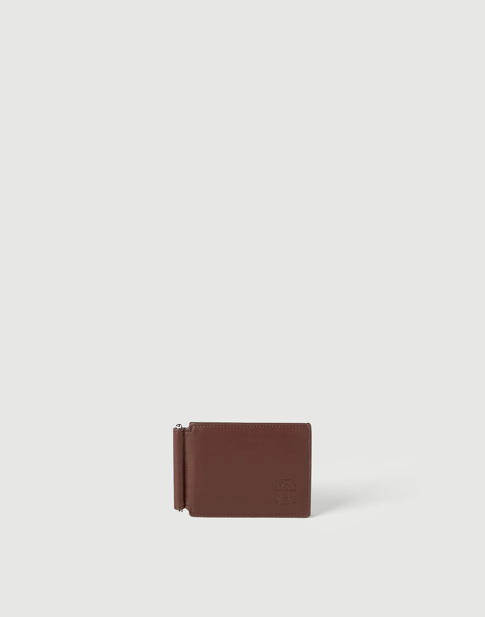 Smooth calfskin money clip wallet - 1
