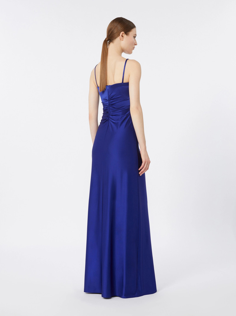 OGGETTI Viscose jersey dress - CORNFLOWER BLUE 4