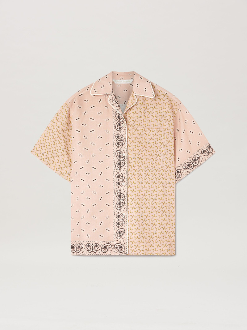 Paisley Bowling Shirt - 1