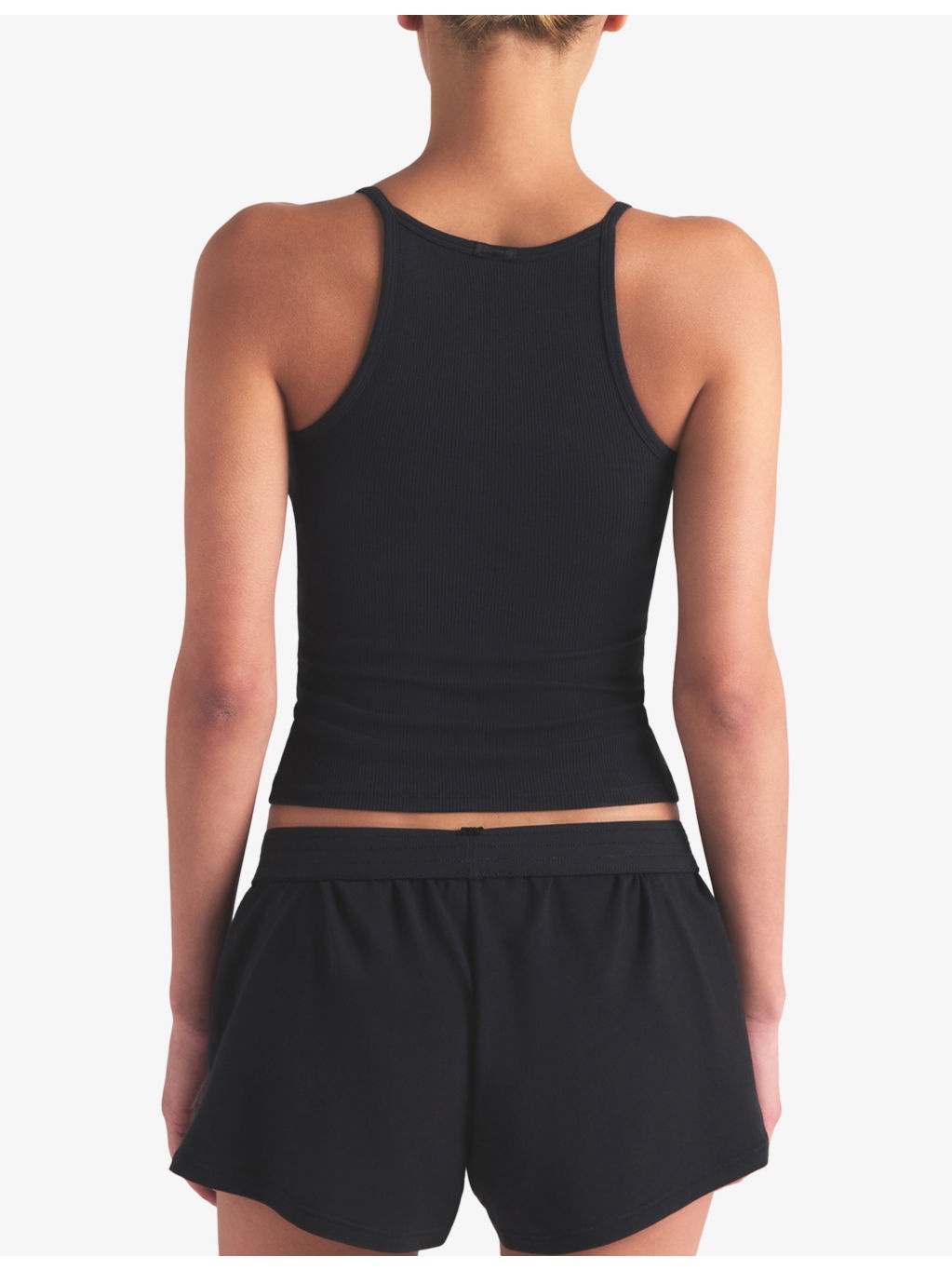 Rib Scoop Long Cotton-Jersey Tank Top - 4