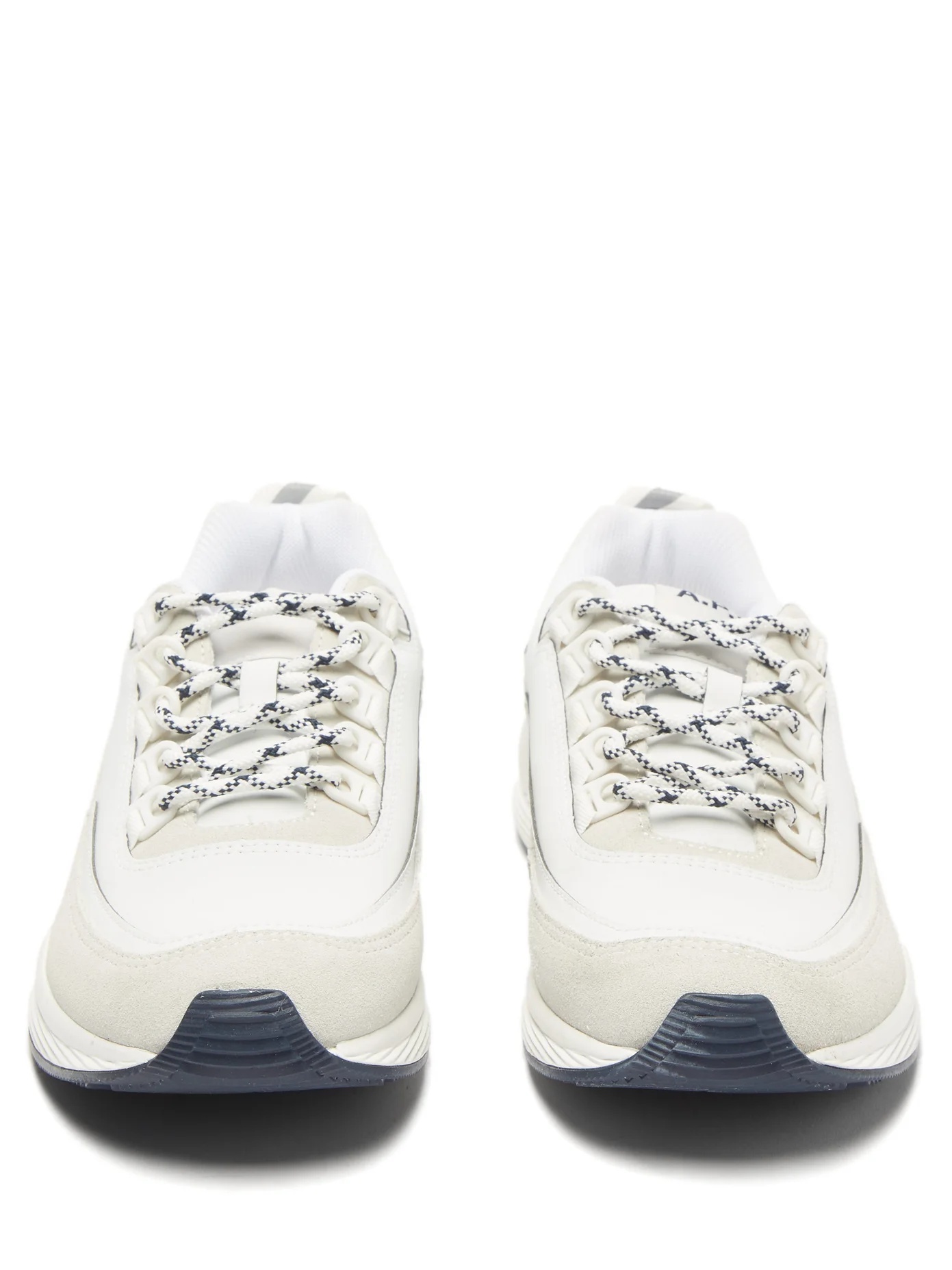 Jay reflective suede-trimmed trainers - 5