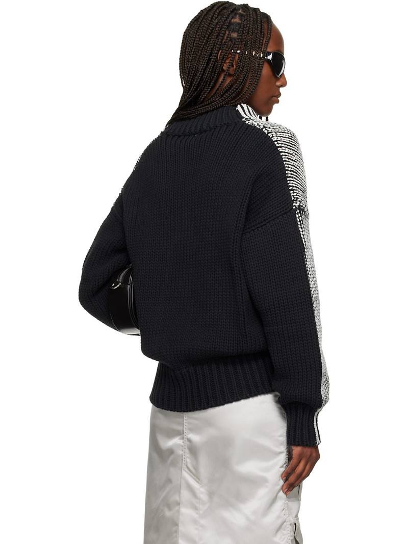 Black & White Oversized Sweater 3