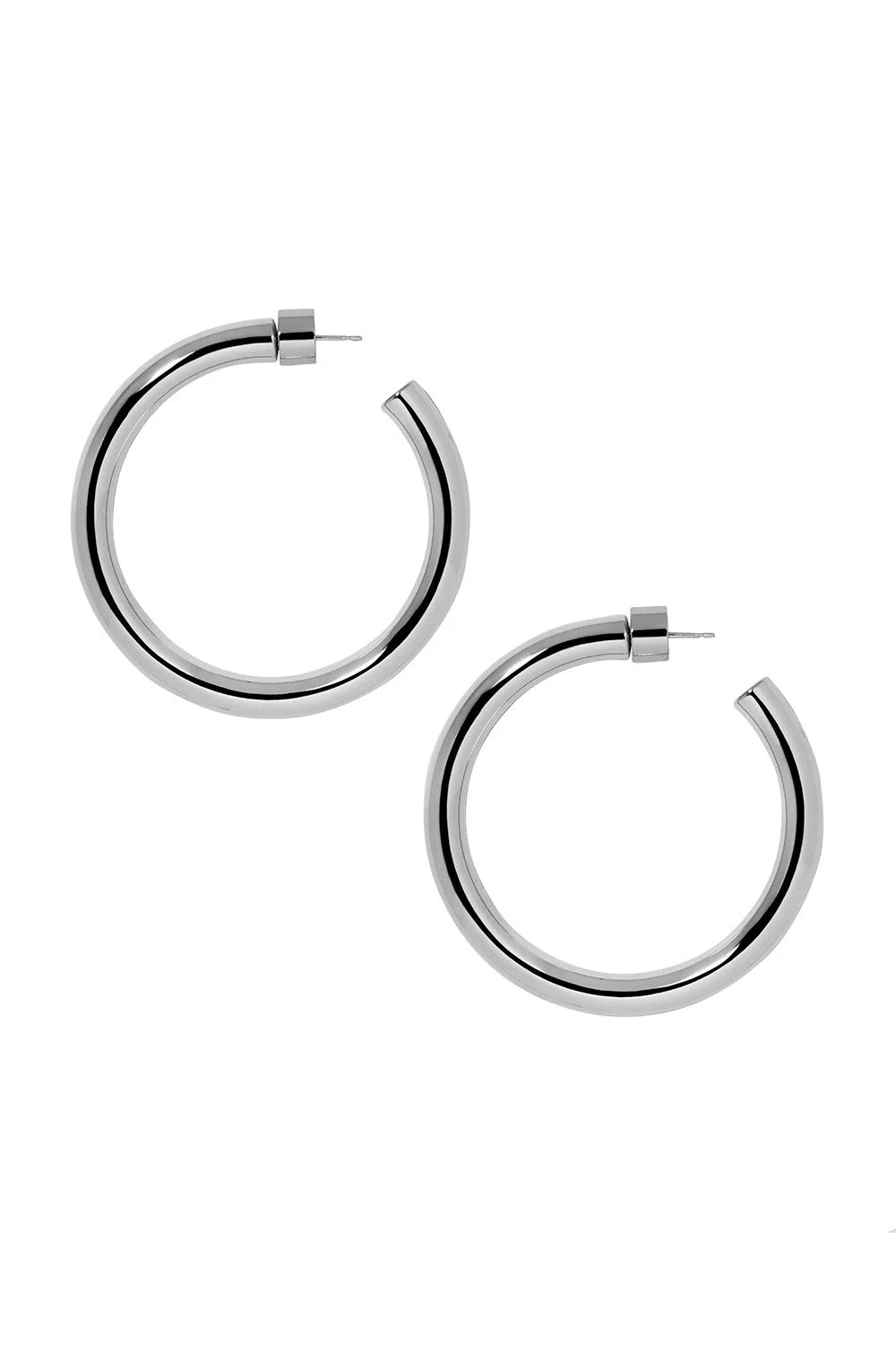 Natasha Baby Hoop Earrings - Silver - 1.5 - 1