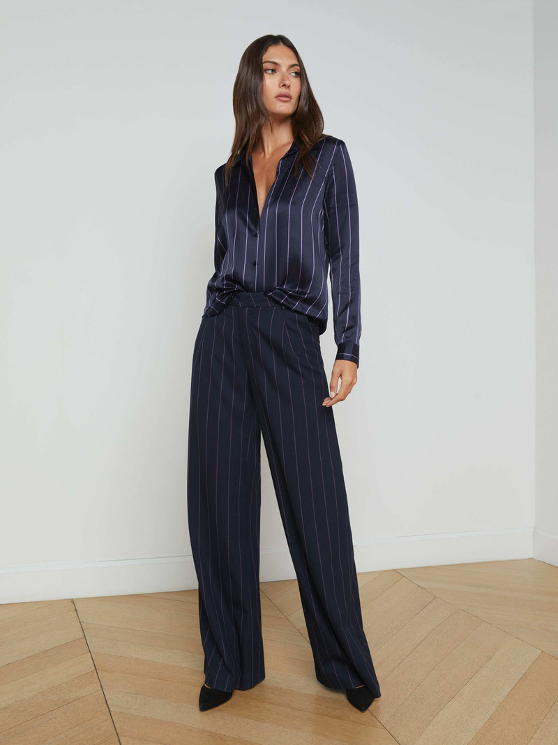 Allanah Pinstriped Trouser 1