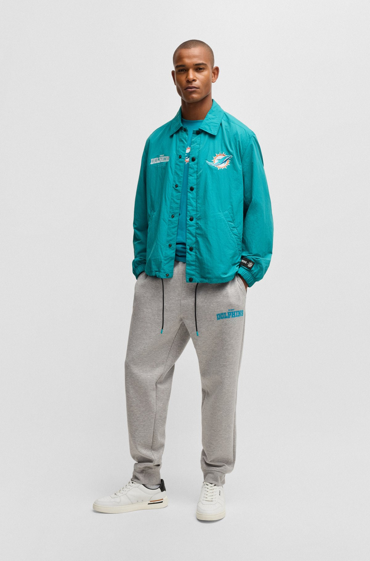 BOSS X NFL WATER-REPELLENT JACKET WITH EMBROIDERED BRANDING - 3