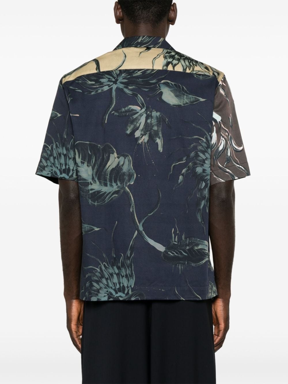 abstract-print shirt - 4