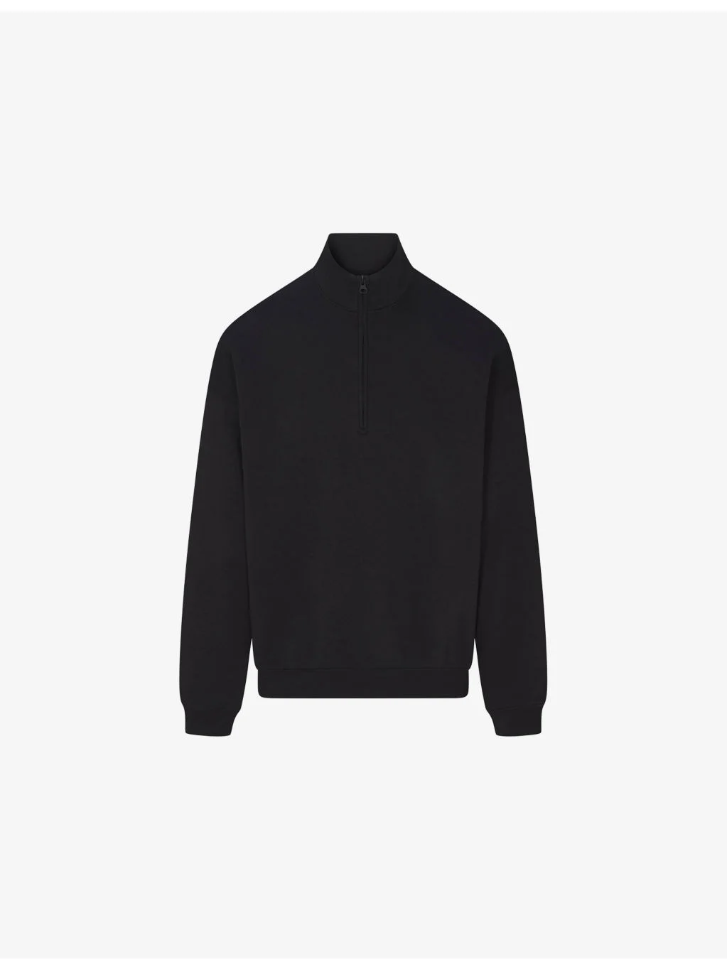 Funnel-Neck Half-Zip Cotton-Blend Sweatshirt - 1