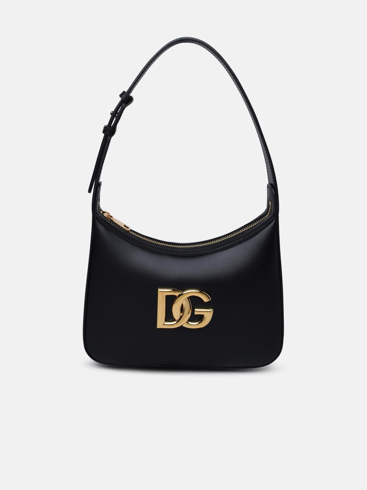 BLACK LEATHER BAG - 1