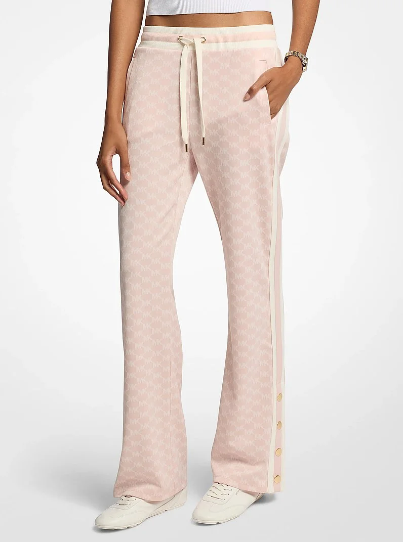 Logo Knit Track Pants - 1