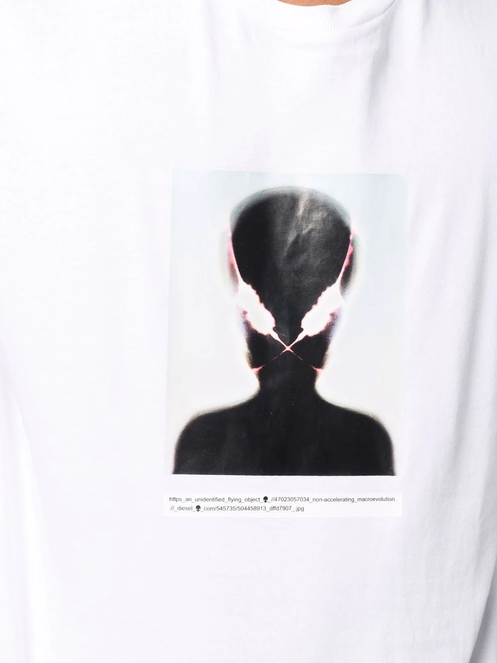 alien print cotton T-shirt - 5