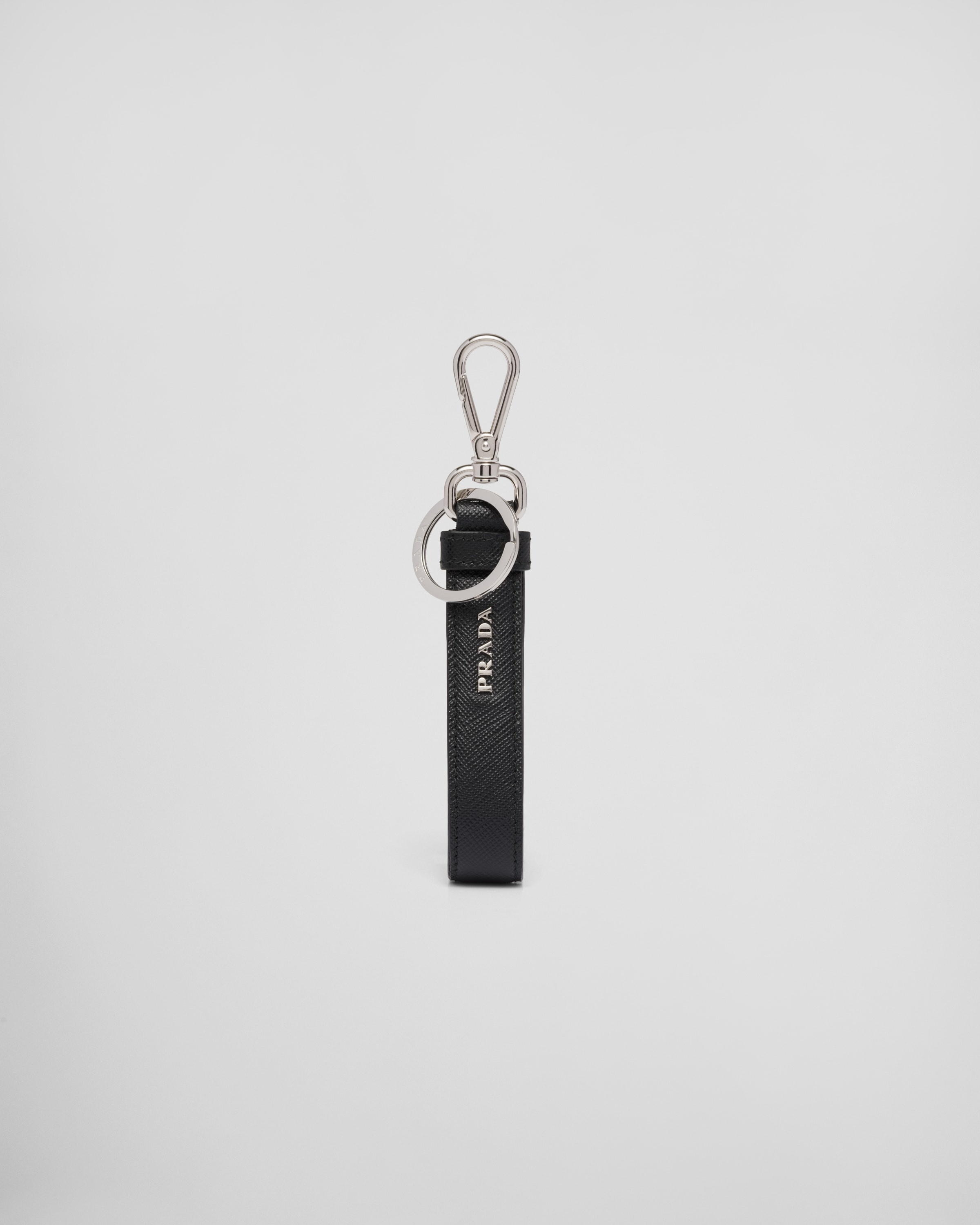 Saffiano leather keychain - 3