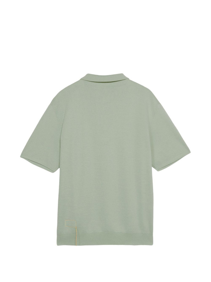 Laigth zip short-sleeve polo shirt 4