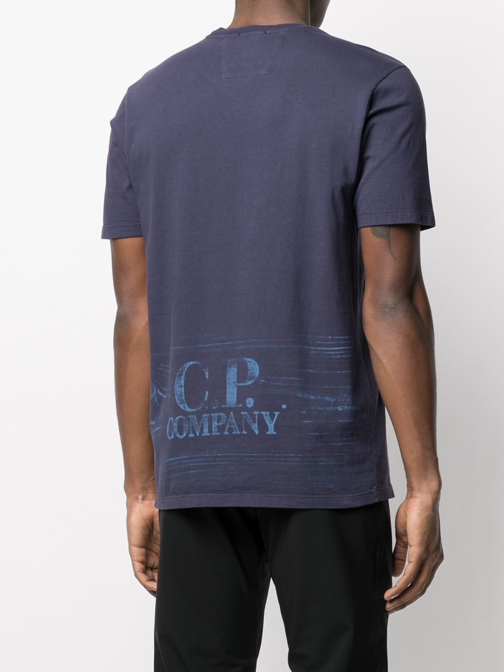 logo-print crew-neck T-shirt - 4