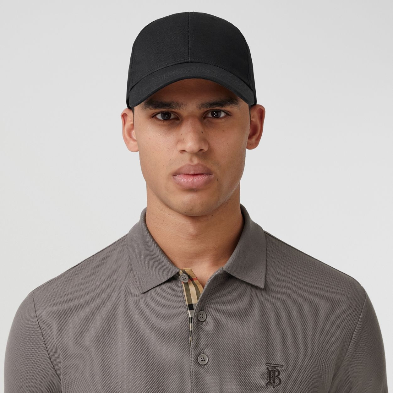 Monogram Motif Cotton Piqué Polo Shirt - 3