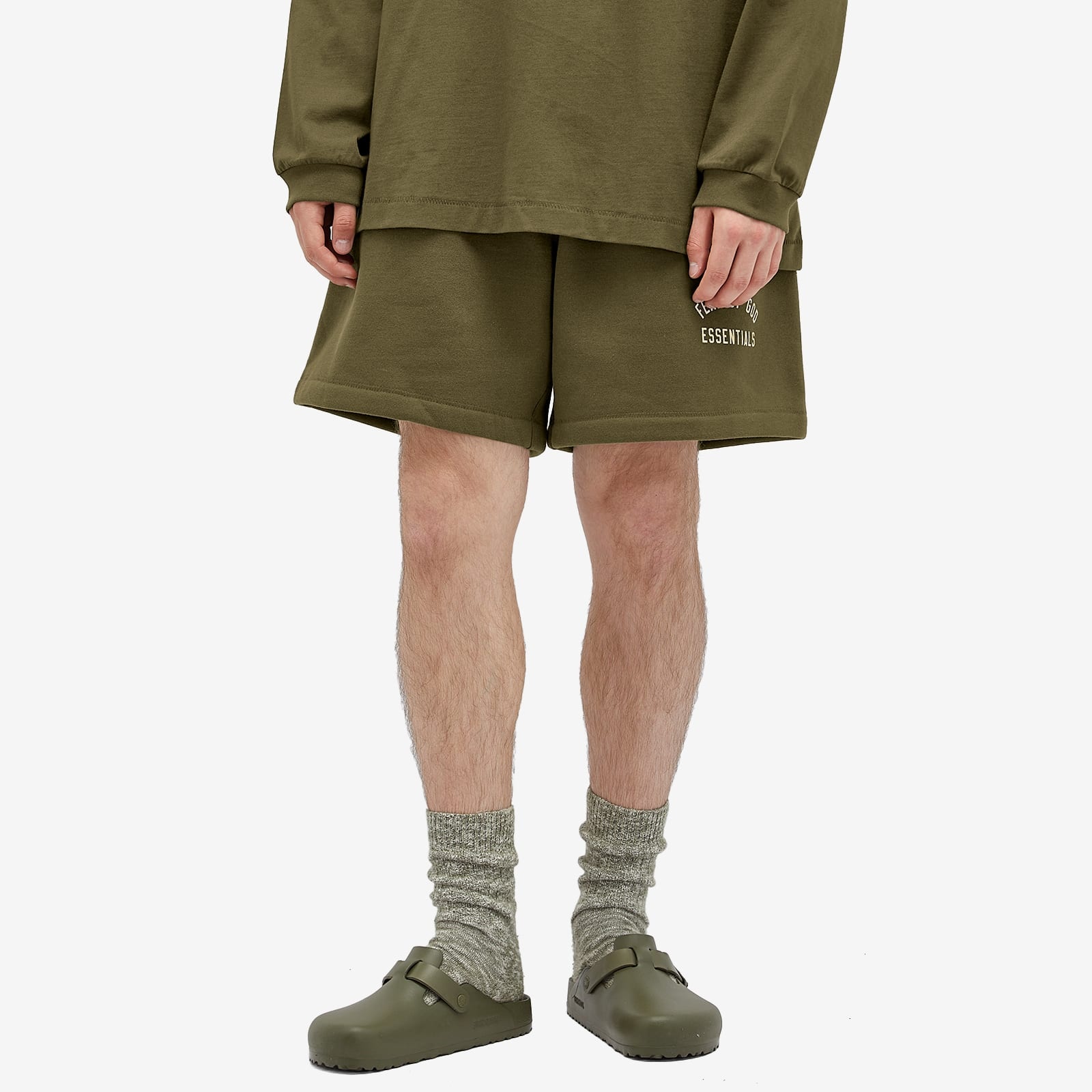 Fear of God ESSENTIALS Fleece Soccer Short - 2