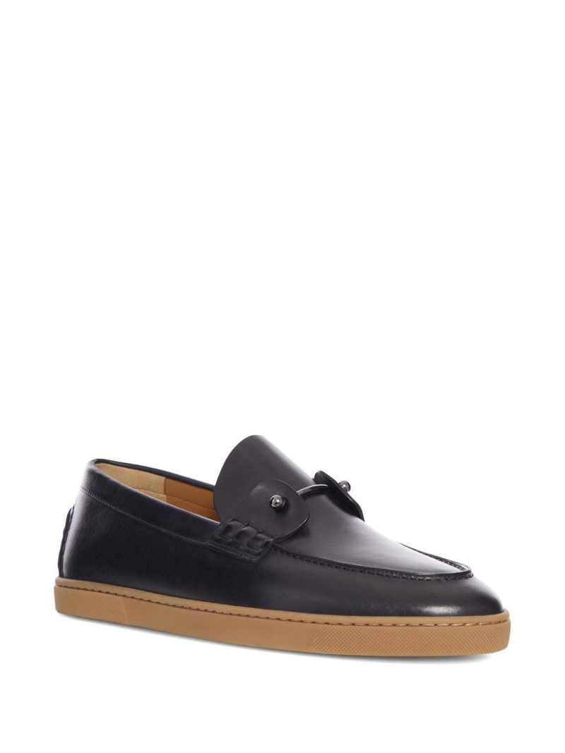 Christian Louboutin Chambeliboat leather loafers outlook