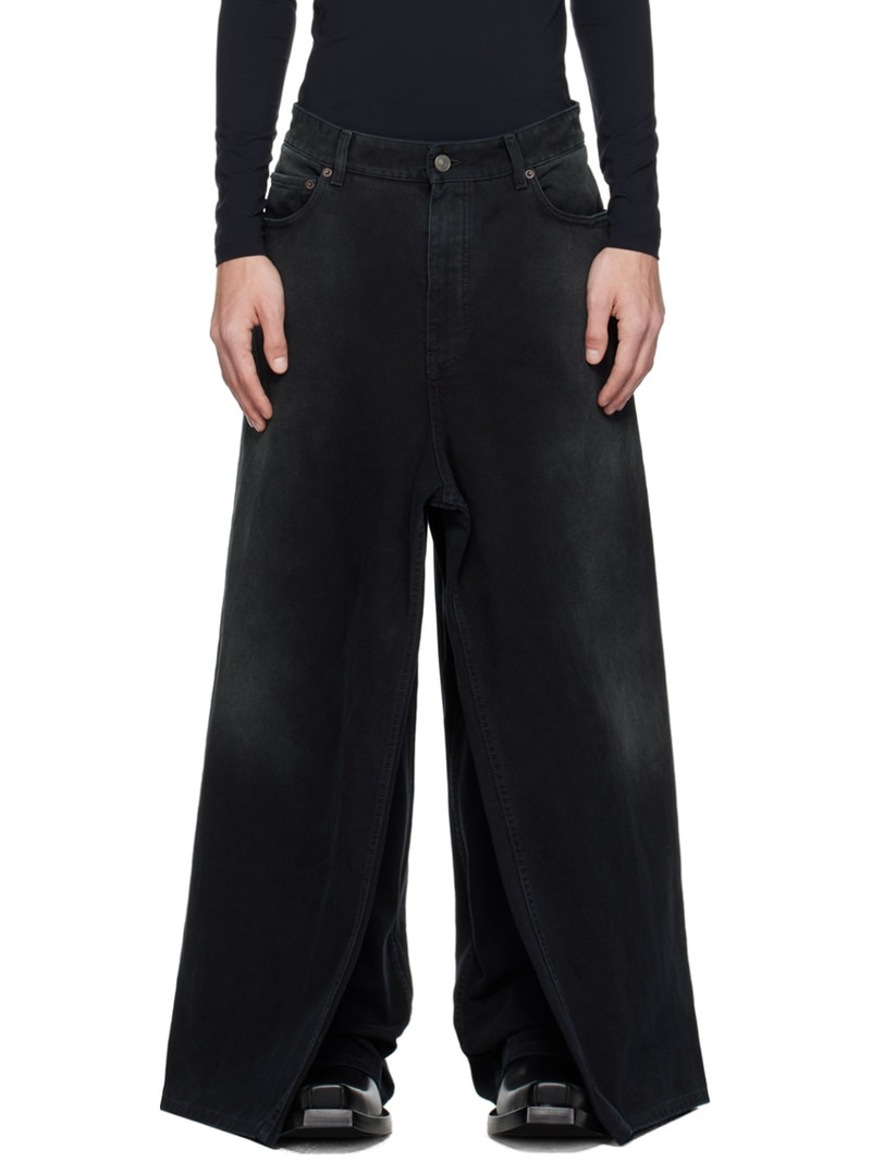 Black Double Side Jeans 1