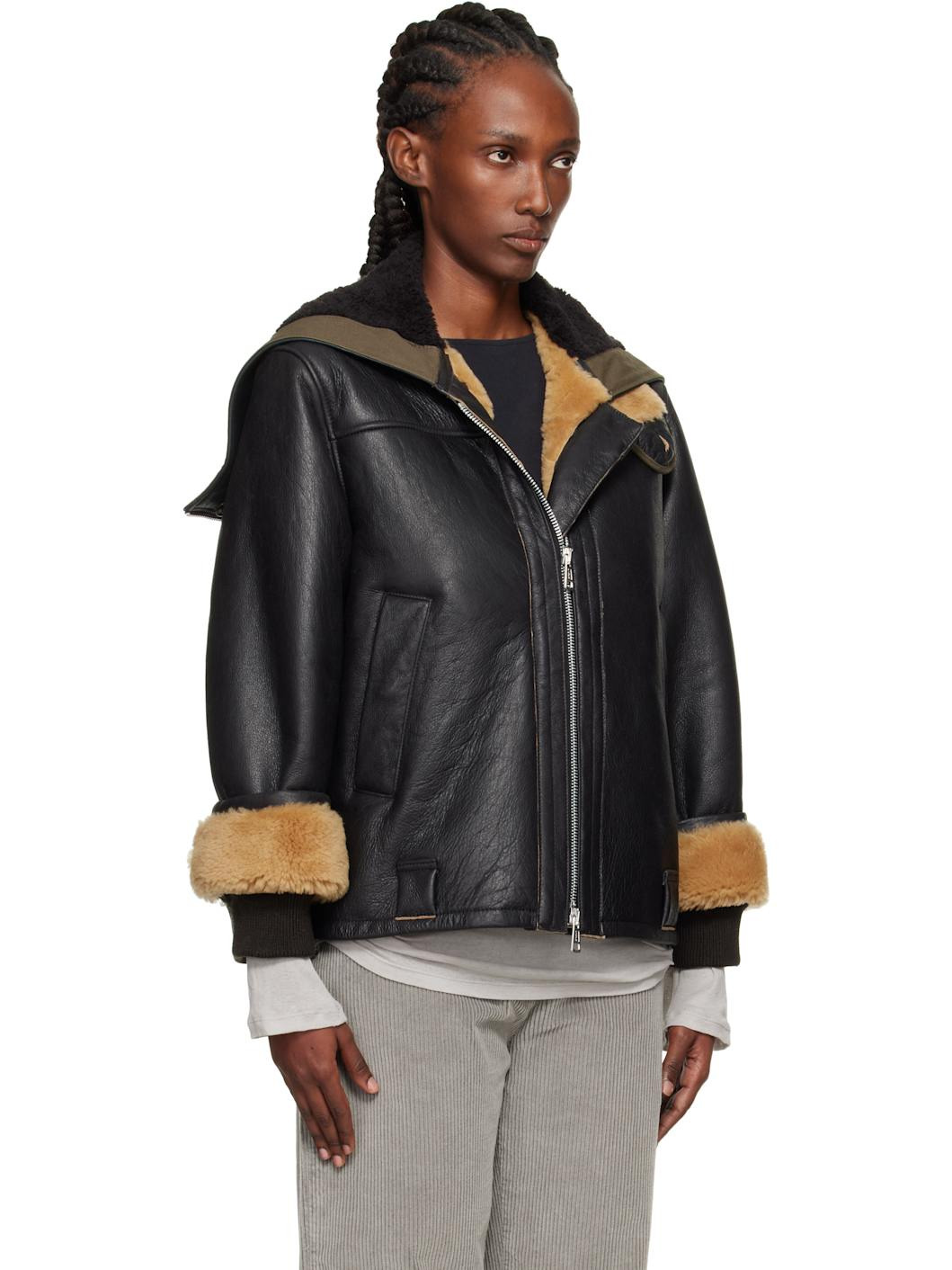 Black Blizzard Leather Jacket - 2