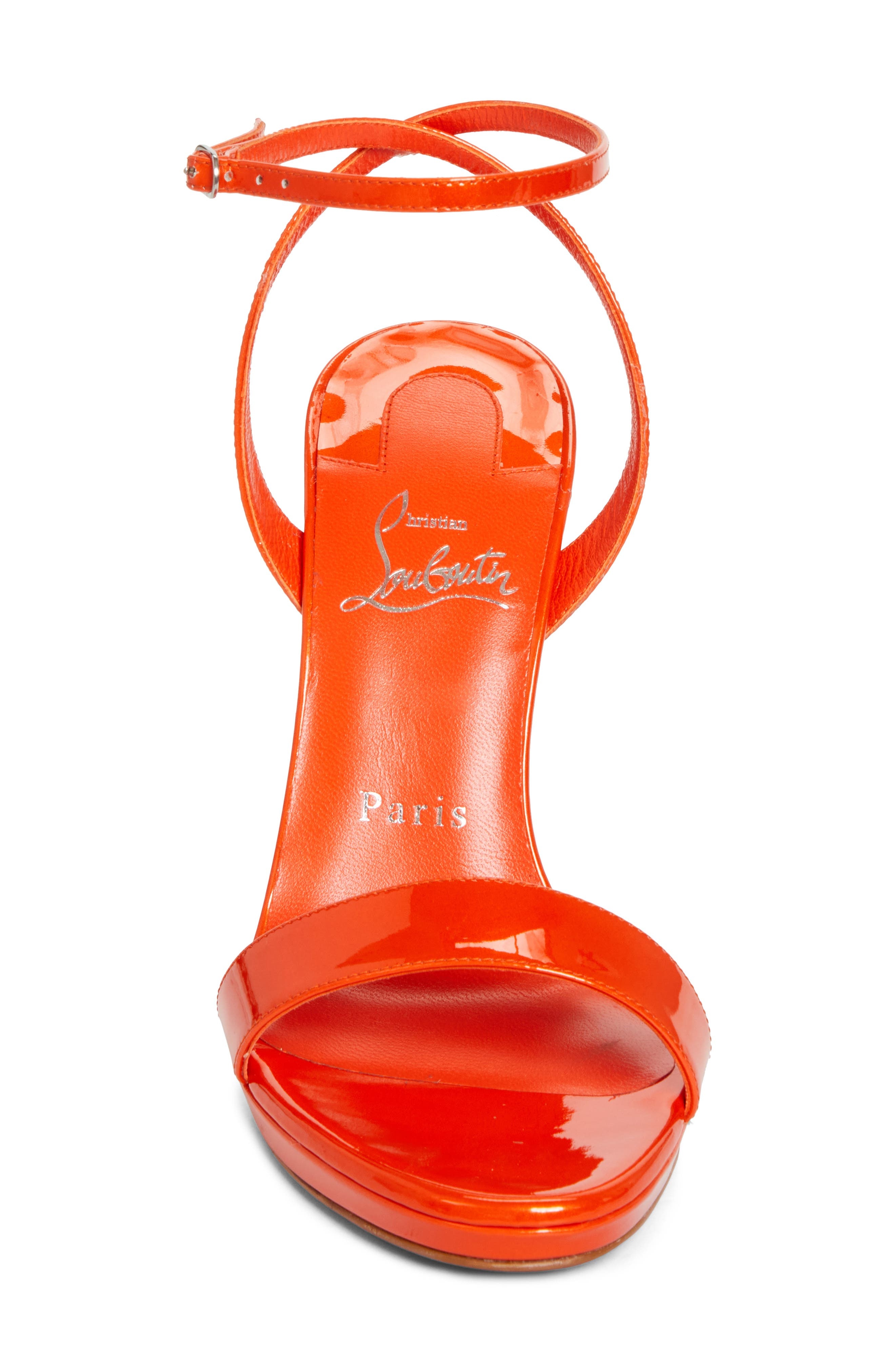 Christian Louboutin Miss Z Queen Sandal in Magma/Lin Magma at Nordstrom - 4