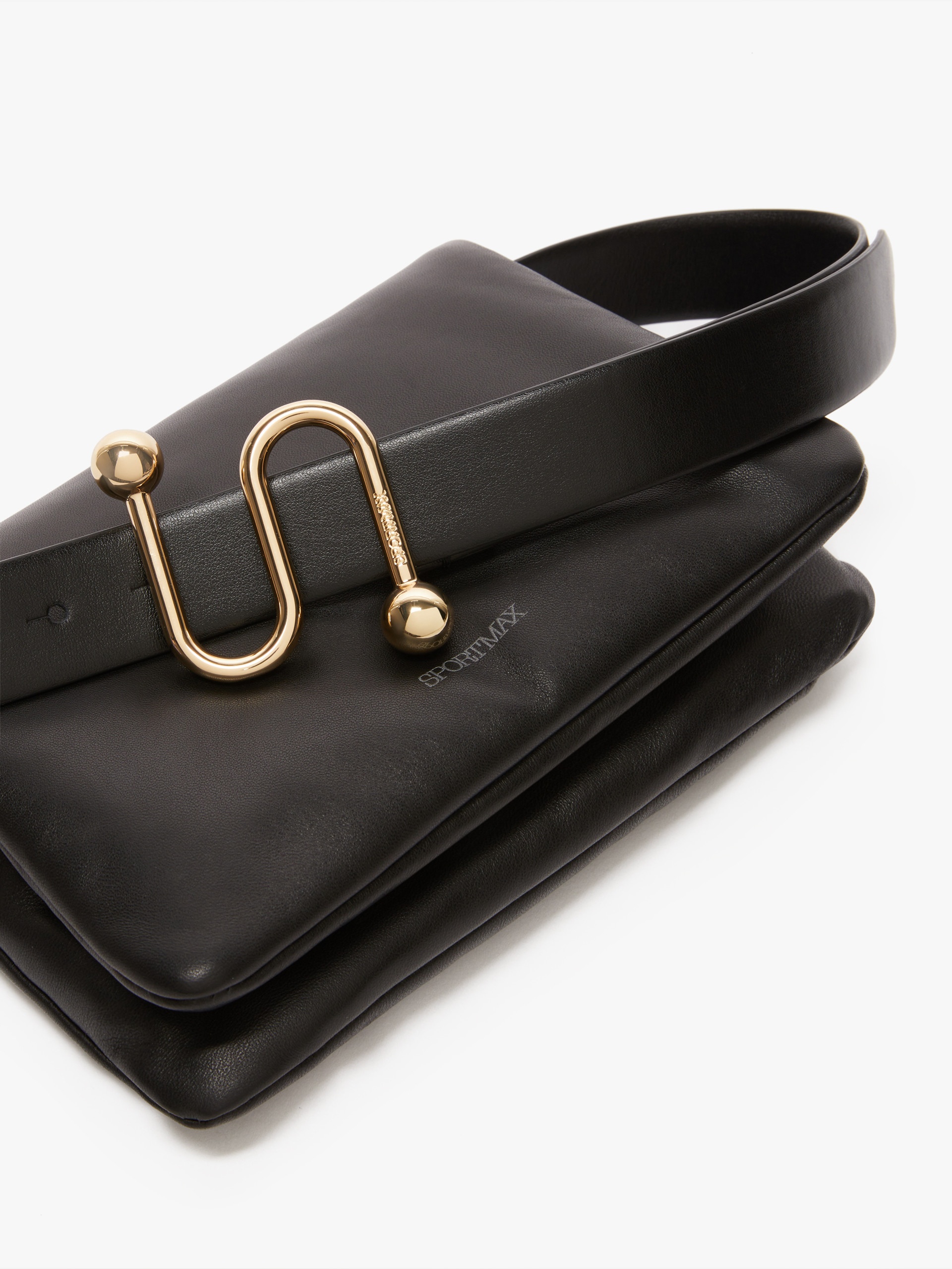 ESTREMO Padded nappa-leather small envelope bag - 4