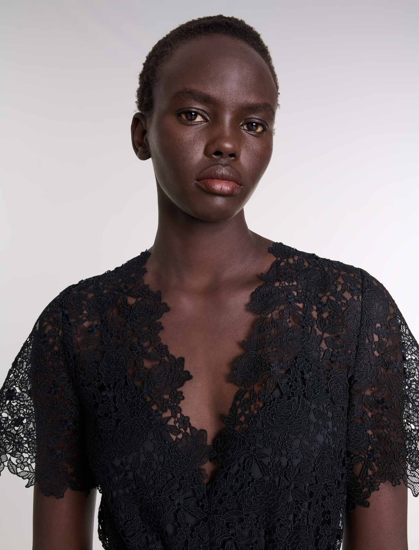 Lace maxi dress - 6