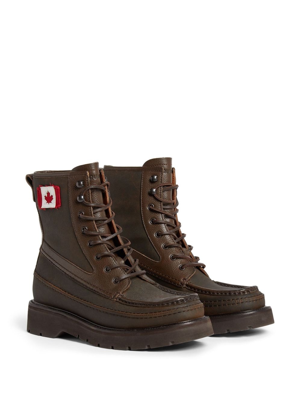 flag-tag ankle boots - 2