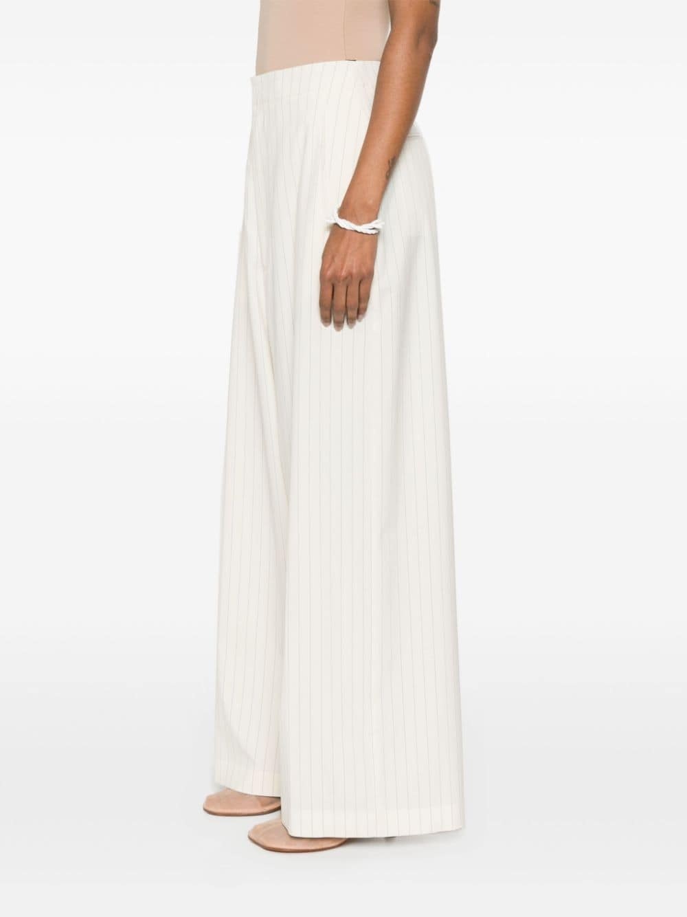 pinstriped palazzo pants - 3