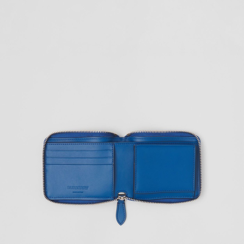 Horseferry Print Leather Ziparound Wallet Lanyard 5