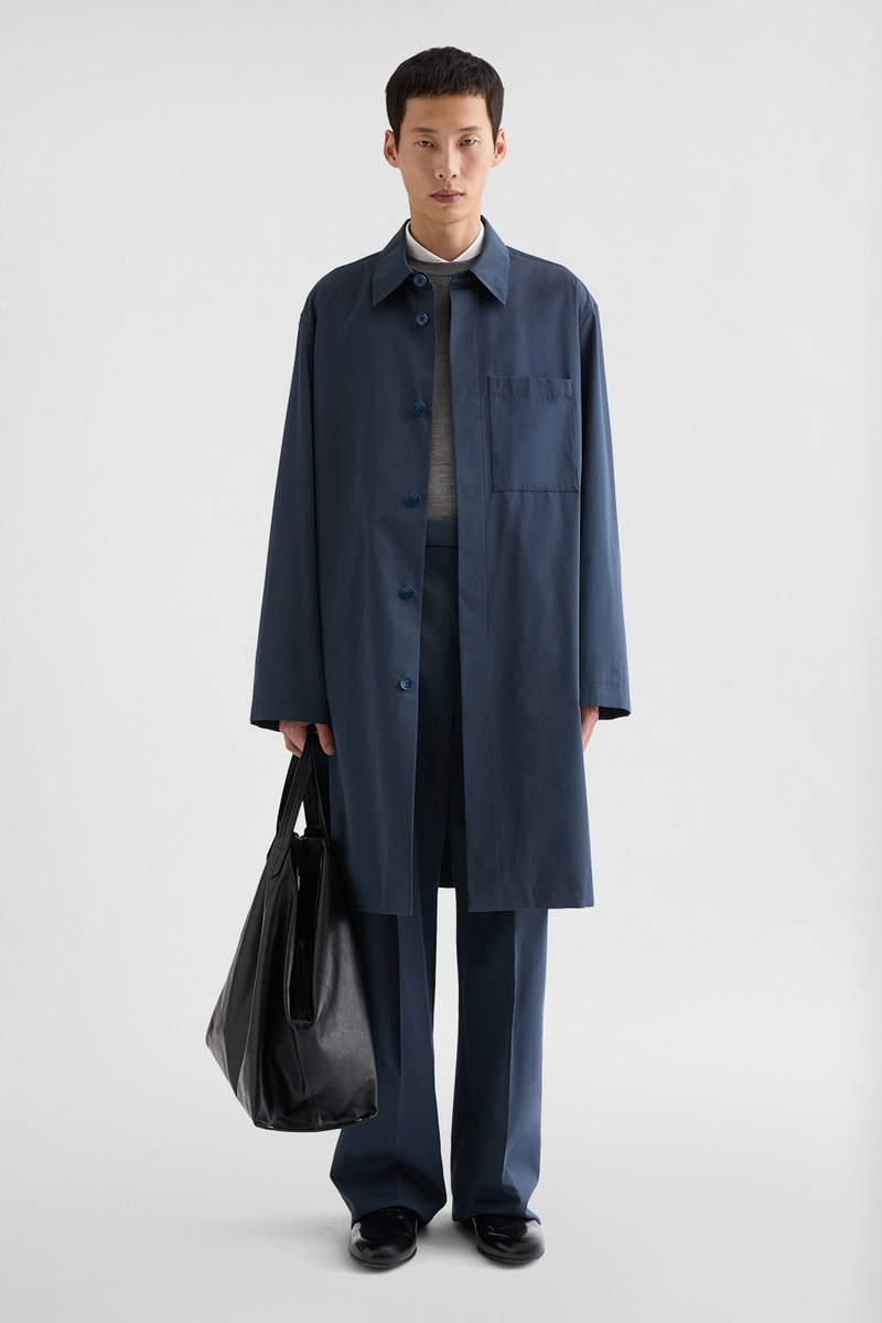 Jil Sander Cotton Blend Poplin Coat outlook